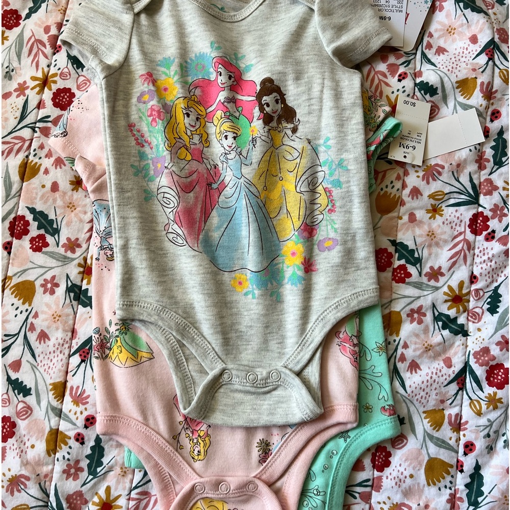Disney onsies 3 total